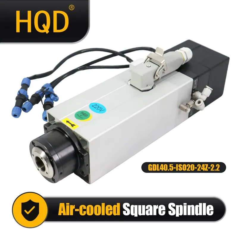 Cnc Spindle Motor - Polen Versandfertiger HQD GDL40.5-ISO20-24Z-2.2 220V 24000RPM