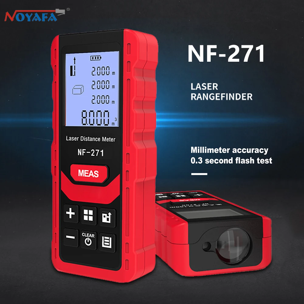 Industrial Laser Tape Measure - Noyafa NF-271 Laser-Entfernungs messer 40m 80m