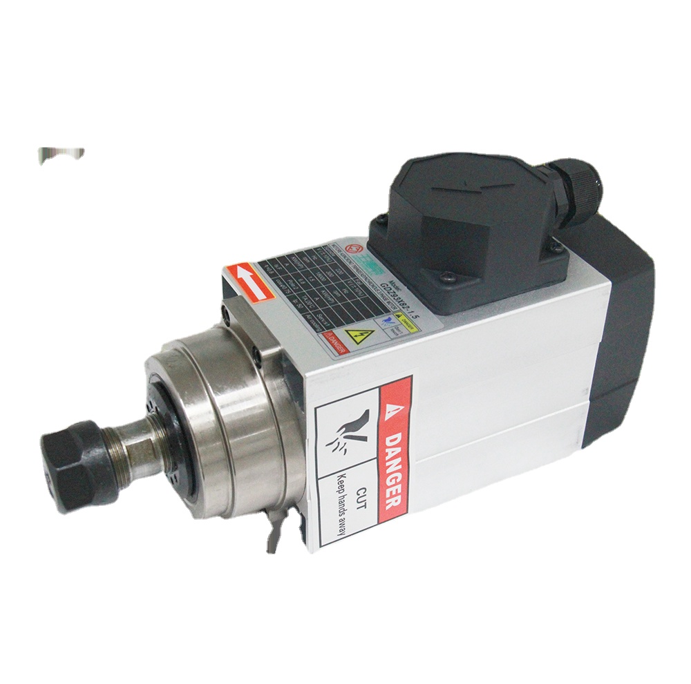 Cnc Spindle Motor - CNC-Frässpindel 1,5 kW Quadratische Luftgekühlte Elektrische