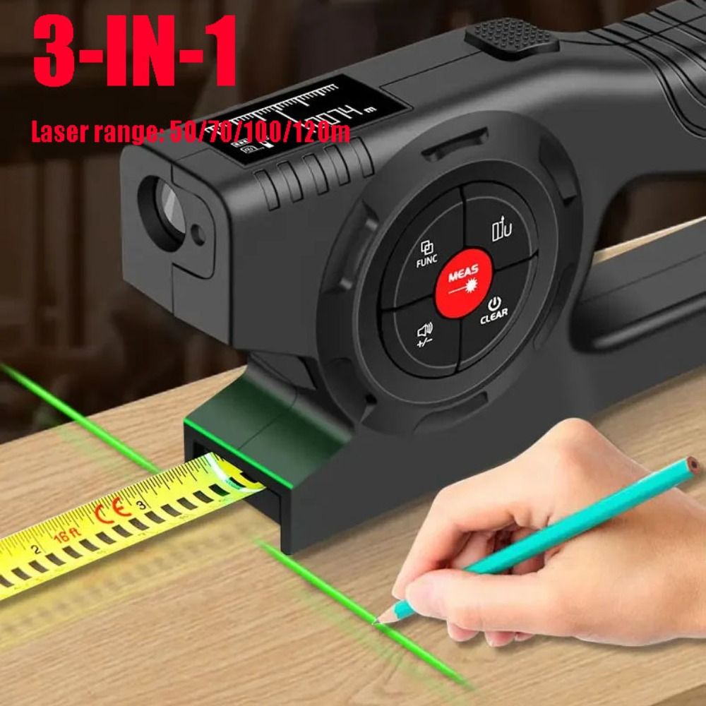 3-in-1 Laser-Messband Einziehb – Industrial Laser Tape Measure Bewertung und Preis