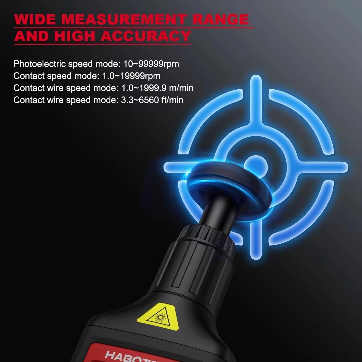 HABOTEST HT671 2-in-1 Digitale – Industrial Laser Tachometer Bewertung und Preis