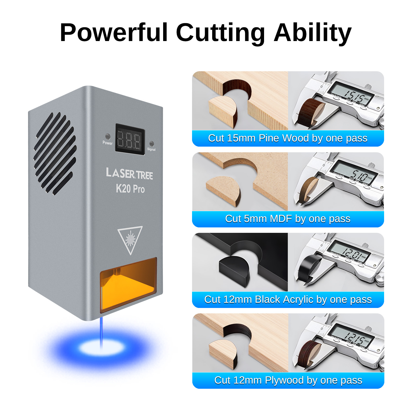 LASER TREE K20 20 W optischer  – Industrial Laser Engraver Bewertung und Preis