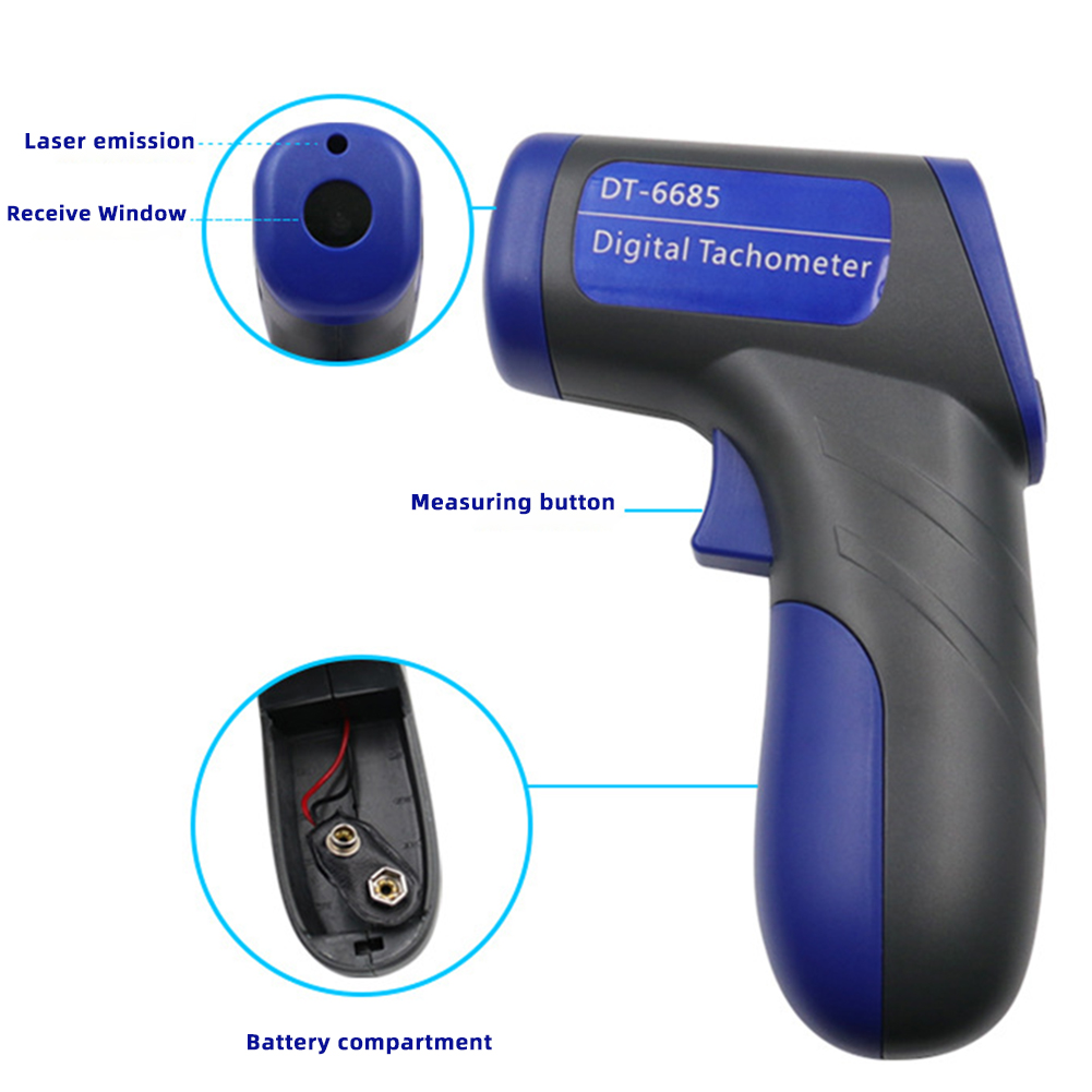 Berührungs lose Infrarot laser – Industrial Laser Tachometer Bewertung und Preis