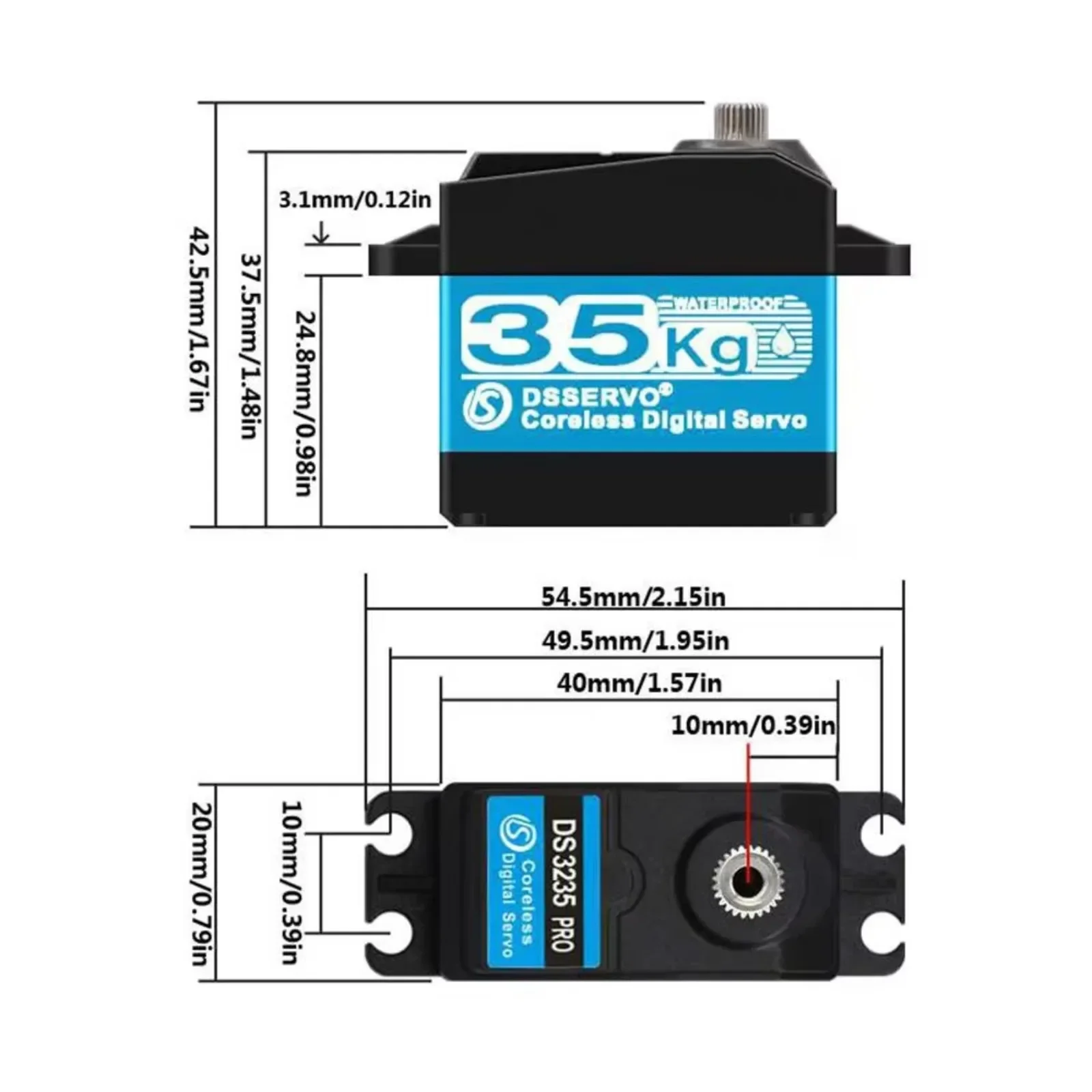DS3235 PRO Coreless Digital Se – Servo Motor Cnc Bewertung und Preis