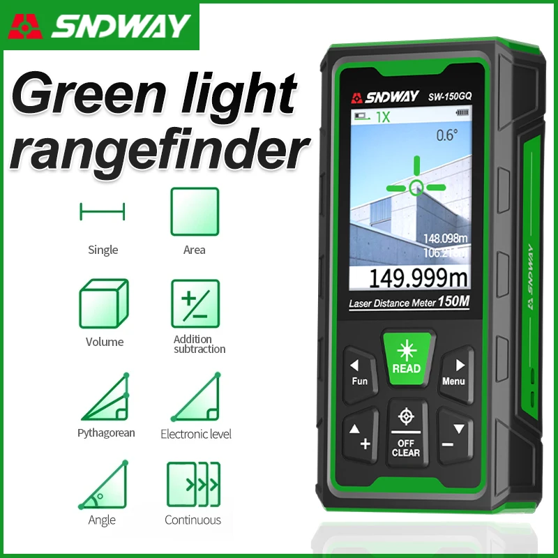 Grüner Laser-Entfernungsmesser – Industrial Laser Tape Measure Bewertung und Preis