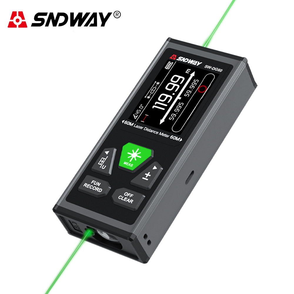 SNDWAY Dual-Laser-Entfernungsm – Industrial Laser Tape Measure Bewertung und Preis