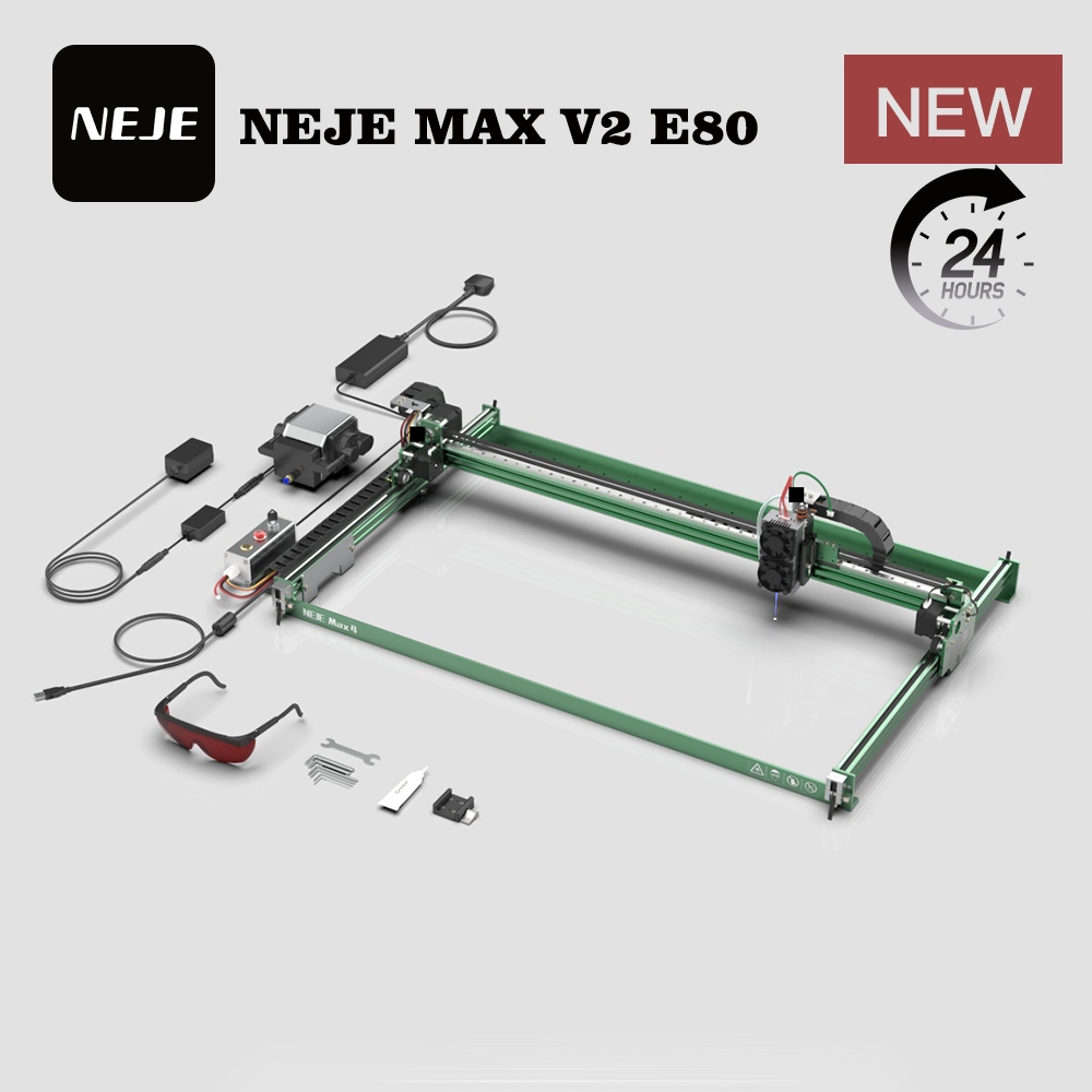 NEJE MAX V2 E80 80W 455nm Lase – Industrial Laser Engraver Bewertung und Preis